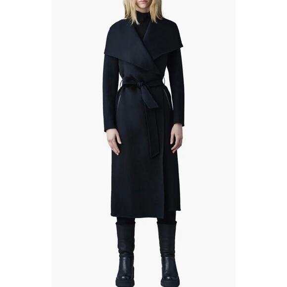 Mackage Mai Black Wool Coat Size Small New Without Tags